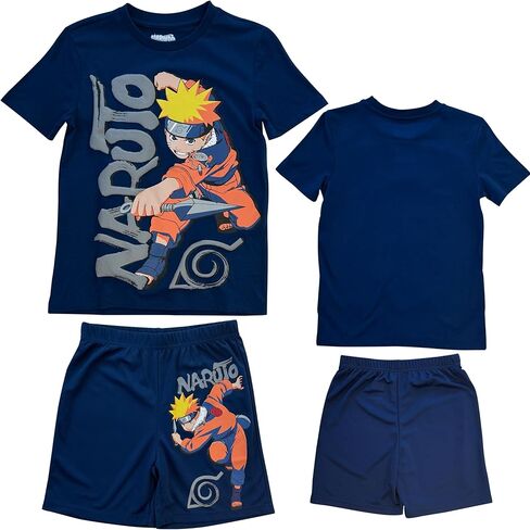 Naruto boys Naruto Boys Jumbo Print Fashion Tee & Mesh Shorts 2pc Set in Saudi Arabia