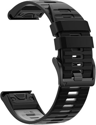 سوار ساعة بانسو كويك فيت 22 ملم من السيليكون لـ Garmin Fenix ​​8 47 ملم، لـ Fenix ​​5/6/7/E Band/Fenix ​​5 Plus/Fenix ​​6 Pro/Fenix ​​7 Pro/Forerunner 965/955/945/935 in Kuwait