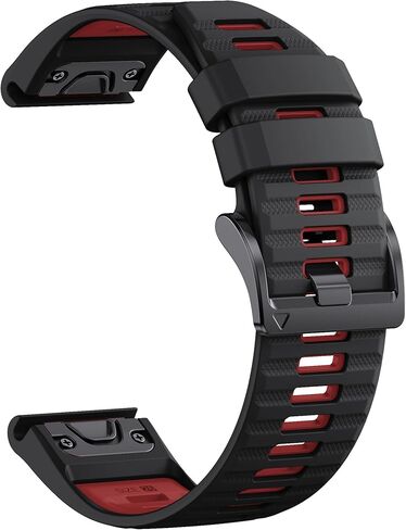 سوار ساعة بانسو كويك فيت 22 ملم من السيليكون لـ Garmin Fenix ​​8 47 ملم، لـ Fenix ​​5/6/7/E Band/Fenix ​​5 Plus/Fenix ​​6 Pro/Fenix ​​7 Pro/Forerunner 965/955/945/935 in Kuwait