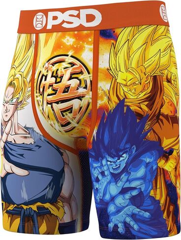 PSD Men's Super Saiyan Goku Boxer Brief, Multi, S in Saudi Arabia