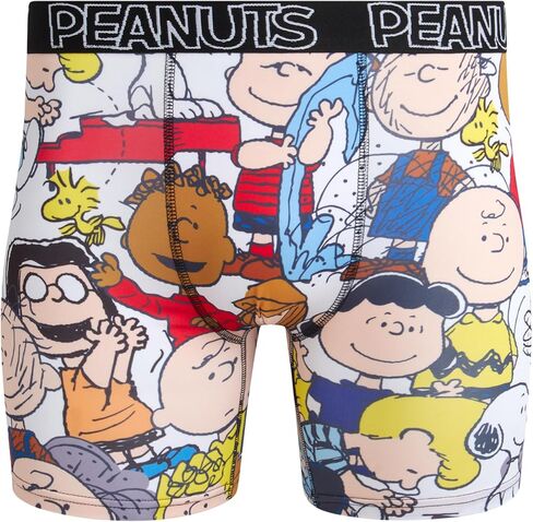 COCO BRANDS Peanuts Snoopy Mens Boxer Briefs - 1 Pack/2 Pack/3 Pack Lightweight Soft Stretch Fit Underwear in Saudi Arabia