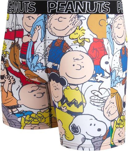 COCO BRANDS Peanuts Snoopy Mens Boxer Briefs - 1 Pack/2 Pack/3 Pack Lightweight Soft Stretch Fit Underwear in Saudi Arabia