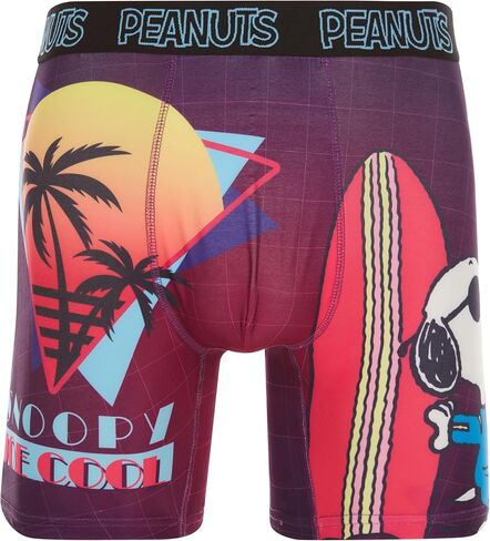 COCO BRANDS Mens Boxer Briefs - 1 Pack/2 Pack/3 Pack Peanuts Snoopy Lightweight Soft Stretch Fit Mens Underwear Boxer Briefs in Saudi Arabia