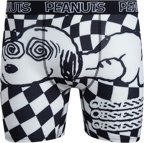 COCO BRANDS Peanuts Snoopy Mens Boxer Briefs - 1 Pack/2 Pack/3 Pack Lightweight Soft Stretch Fit Underwear in Saudi Arabia