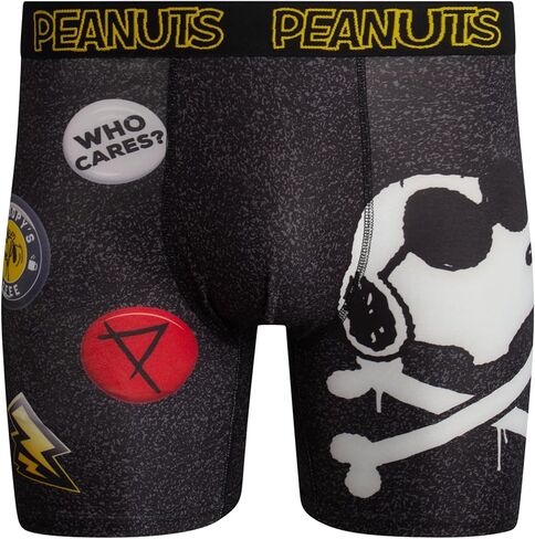 COCO BRANDS Peanuts Snoopy Mens Boxer Briefs - 1 Pack/2 Pack/3 Pack Lightweight Soft Stretch Fit Underwear in Saudi Arabia