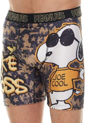 COCO BRANDS Peanuts Snoopy Mens Boxer Briefs - 1 Pack/2 Pack/3 Pack Lightweight Soft Stretch Fit Underwear in Saudi Arabia
