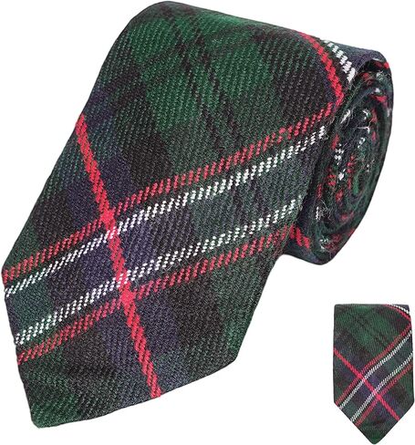Men’s Tartan Necktie – Plaid Acrylic Wool Tie for Weddings, Formal Events, Highland Dress & Gifts in Saudi Arabia