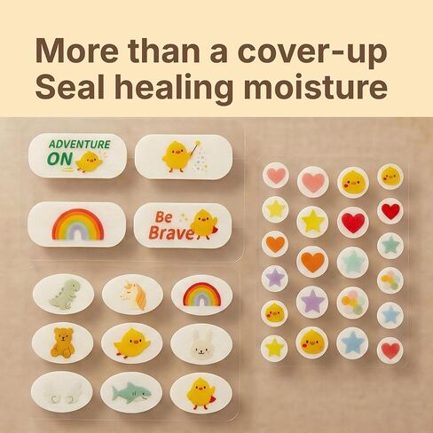 MoistureBand Hydrocolloid Bandages for Kids – Gentle Moisture Care, Waterproof (Adventure Collection, 35 Counts) in Saudi Arabia
