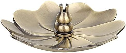 Copper Stand Base, Incense Coil and Incense Holder for Study Room Entryway Living Room(Lotus Green+Hulu Fragrance Insertion) in Saudi Arabia