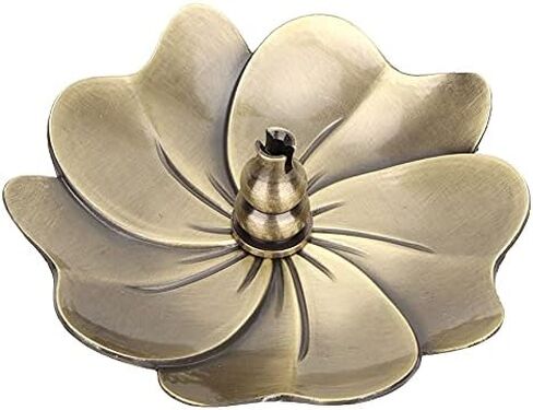 Copper Stand Base, Incense Coil and Incense Holder for Study Room Entryway Living Room(Lotus Green+Hulu Fragrance Insertion) in Saudi Arabia