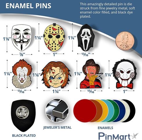 PinMart's Halloween طية صدر السترة ملحق لطيف من المينا لحقائب الظهر والقبعات والحقائب والسترات والديكور ومجوهرات العنكبوت الرائعة للأزياء والهدايا وهواة جمع دبابيس حقيبة الظهر in Kuwait