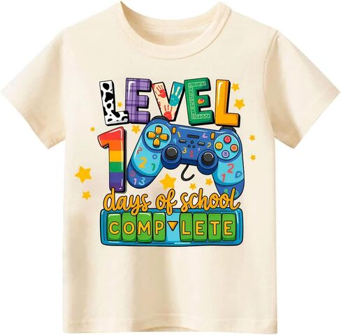 100 Days of School Shirt for Kids Toddler Boys Girls Kindergarten Primary Student 100th Day of School T-Shirt in Saudi Arabia