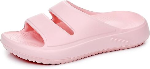 Crazy Lady Womens Lightweight Arch Support Sandals House Shower Slippers | Soft cushioned EVA with anti-slip soles; quick-dry draining design; versatile slides for indoor outdoor beach pool & vacation in Saudi Arabia