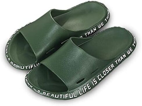 Crazy Lady Womens Lightweight Arch Support Sandals House Shower Slippers | Soft cushioned EVA with anti-slip soles; quick-dry draining design; versatile slides for indoor outdoor beach pool & vacation in Saudi Arabia