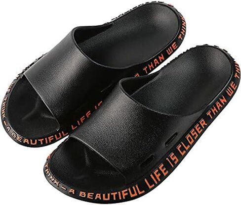 Crazy Lady Womens Lightweight Arch Support Sandals House Shower Slippers | Soft cushioned EVA with anti-slip soles; quick-dry draining design; versatile slides for indoor outdoor beach pool & vacation in Saudi Arabia