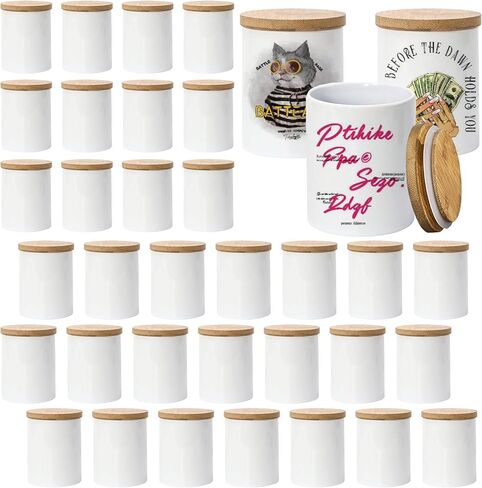 AGH 10oz 50 حزمة حامل شموع Tealight الزجاجي مع أغطية الخيزران كوب شمعة زجاجي للحفلات وأعياد الميلاد وحفلات الزفاف والعطلات in Kuwait
