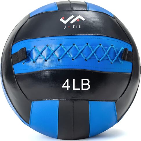 JFIT Wall Ball, 8 LB, Blue/Black in Kuwait