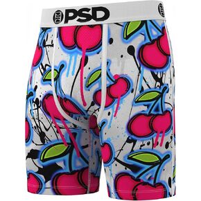 PSD Men's Cherry Mural Boxer Brief, Multi, L in Saudi Arabia