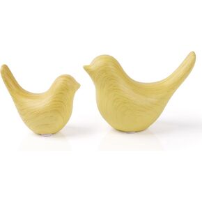 2 Pcs Ceramic Small Bird Figurines Modern Animal Statues for Home 、Room Decor and Bedroom Decor and Bookshelf Display (Black) in Saudi Arabia