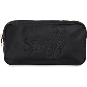 Stoney Clover Lane Women's Noir Stuff Embroidered Small Pouch in Kuwait