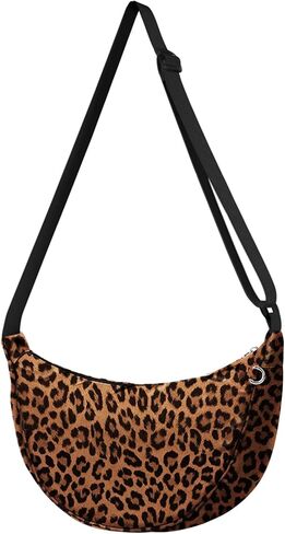 Crescent Crossbody Bags for Women - Nylon Small Crescent Shoulder Bags for Women Teen Girl Cute for Travel in Saudi Arabia