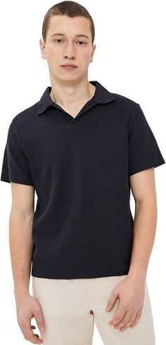 FRAME Men's Short Sleeve Jacquard Polo in Saudi Arabia