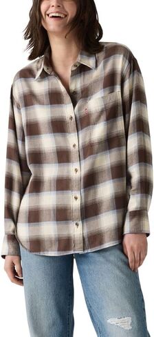Levi's Womens Lucas Flannel Long Sleeve Shirt in Saudi Arabia