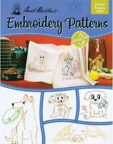 Aunt Martha's 406 Great Outdoors Embroidery Transfer Pattern Book Kit 11 x 8.5 x 0.13 in Kuwait