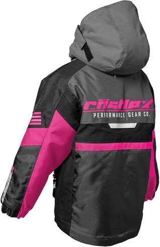 Castle X Toddler Strike Jacket in Pink Glo/Charcoal/Black, Size 4T in Saudi Arabia
