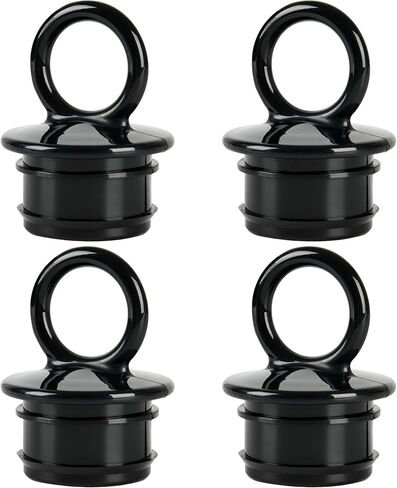 سدادة تصريف القارب PVC - تمنع تدفق المياه | متوافق مع قوارب T-H-Marine | متين وسهل الاستخدام | مصارف من خلال الهيكل 1-1/2 بوصة | (عبوتان) in Saudi Arabia