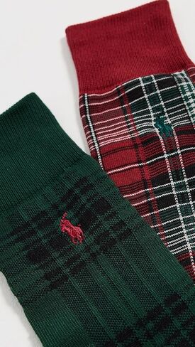 جوارب منقوشة للعطلات للرجال من POLO RALPH LAUREN، عبوة من قطعتين in Saudi Arabia
