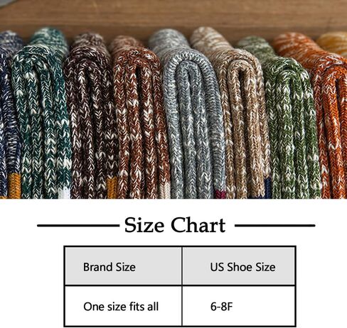 10 Pair Men's Socks - Thick Warm Winter Mid-Calf Set, 10 Colors, One Size, Polyester, Double-Needle Knit in Saudi Arabia
