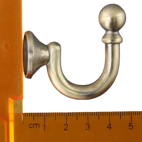 Bronze Wall Hooks Wall Mounted Aluminum Alloy Curtain Tie-Backs Hook Clothes Coat Towel Drapery Tassel Holders Window Drapery Holdback(B) in Saudi Arabia