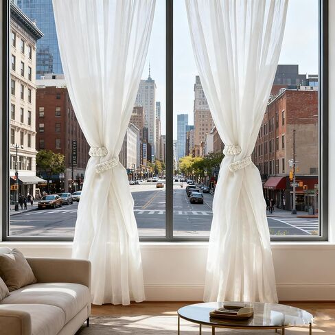 2 Pcs Coarse Fabric Fiber Woven Bohe Curtain Tie, Curtain Fixing Strap, Bohemian Style Decoration, Suitable for Home Bedrooms and Offices. in Saudi Arabia