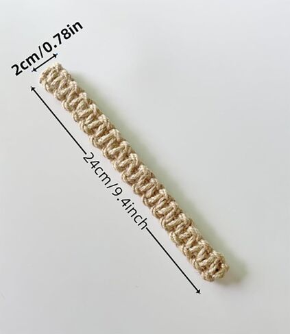 2 Pcs Coarse Fabric Fiber Woven Bohe Curtain Tie, Curtain Fixing Strap, Bohemian Style Decoration, Suitable for Home Bedrooms and Offices. in Saudi Arabia