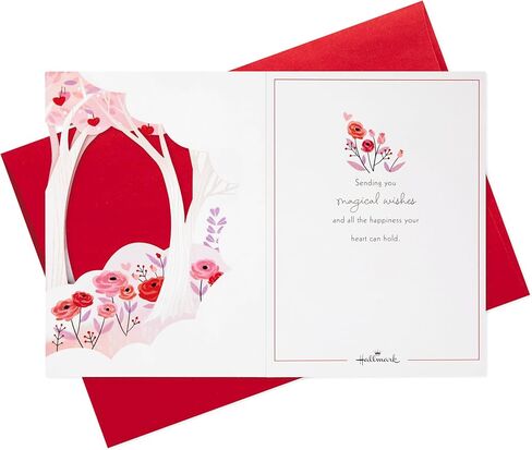 Hallmark Paper Wonder Valentines Day Pop Up Card (Unicorn, Magical Wishes) in Saudi Arabia