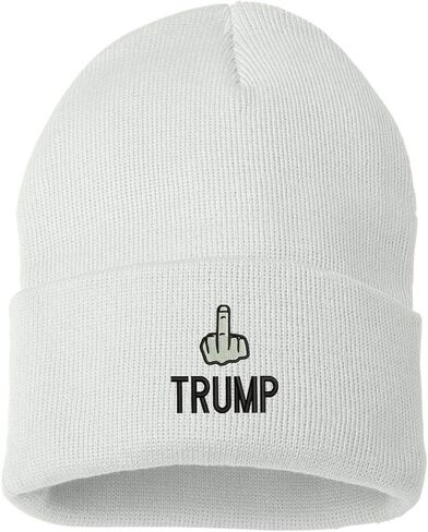 قبعة صغيرة مطرزة بأساور من Prfcto Lifestyle Fuck Trump - للجنسين in Kuwait