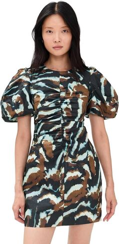 AMUR Women's Tanner Puff Sleeve Mini in Saudi Arabia