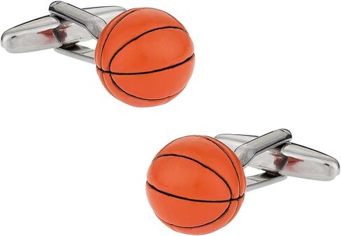 Basketball Cufflinks with Presentation Gift Box in Saudi Arabia