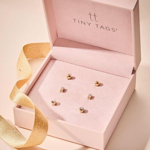 TINY TAGS Classic Stud Earring Set in Saudi Arabia