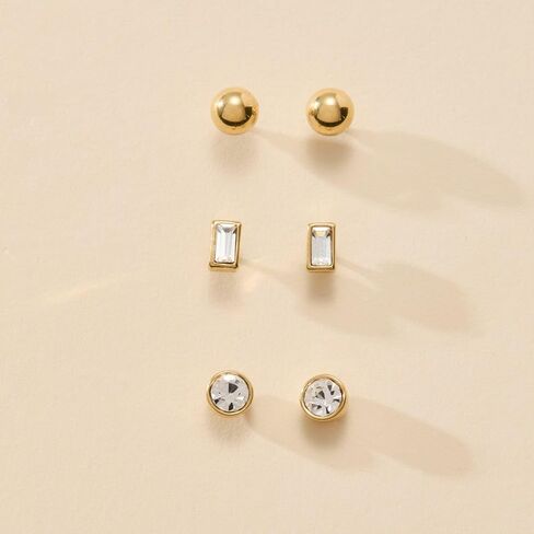 TINY TAGS Classic Stud Earring Set in Saudi Arabia