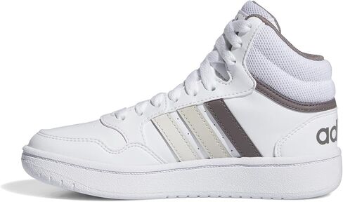 حذاء رياضي adidas Originals Hoops 3.0 Mid_Legacy، أسود/وردي فيوجن/أبيض، 6 US للجنسين للأطفال الكبار in Saudi Arabia