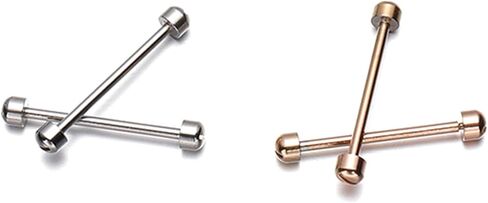 2 Pcs/Pack Watch Strap Screw Pins Connection Rod Lug Pins Band Connect Link Rod 16mm 18mm 20mm 22mm Clasp Buckle Friction Tube Band Strap Connect Pin Smartwatch Stem Link Attachment in Kuwait