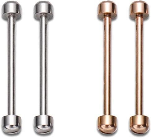 2 Pcs/Pack Watch Strap Screw Pins Connection Rod Lug Pins Band Connect Link Rod 16mm 18mm 20mm 22mm Clasp Buckle Friction Tube Band Strap Connect Pin Smartwatch Stem Link Attachment in Kuwait
