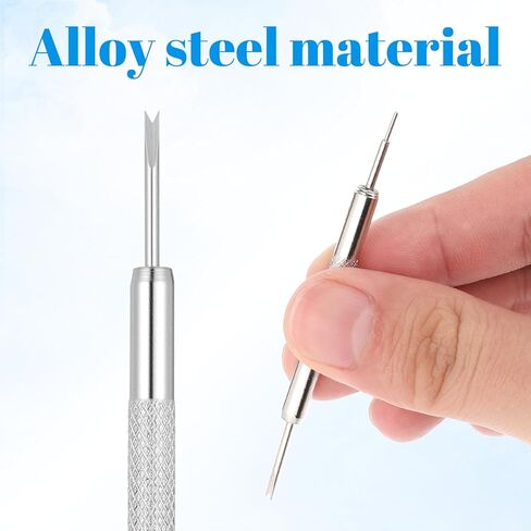 4 Pack Professional Watch Pins Removal Tool, Stainless Steel Double-Ended Design Repair Tool, Watchs Spring Bar Tools for Watch Repair Fix Replacement Sizing in Saudi Arabia