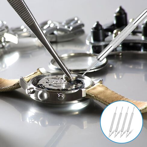 4 Pack Professional Watch Pins Removal Tool, Stainless Steel Double-Ended Design Repair Tool, Watchs Spring Bar Tools for Watch Repair Fix Replacement Sizing in Saudi Arabia