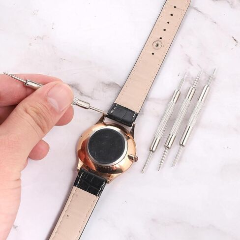4 Pack Professional Watch Pins Removal Tool, Stainless Steel Double-Ended Design Repair Tool, Watchs Spring Bar Tools for Watch Repair Fix Replacement Sizing in Saudi Arabia