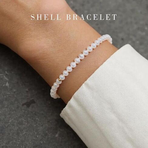 Shell Ankle Bracelet, Boho Beach Surfer Anklet, Summer Beach Waterproof Barefoot Sandals Jewelry for Women Fashion Accessory in Saudi Arabia