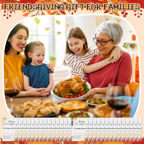 Bucherry Friendsgiving Bracelet Gift Thanksgiving Party Favor for Friends Braided Heart and Star Adjustable Wax Rope Matching Couple Woven Bracelets Friendship Gift Set for Women Men in Saudi Arabia