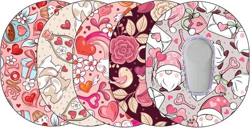 Glucomart Dexcom G7 Adhesive Patches No-Lift Woven Dexcom G7 Tape Valentine Dexcom Overpatch 5-Pack Waterproof Dexcom Patches Dexcom Tape Dexcom G7 Accessories Overlay Patch CGM Patch CGM Adhesive in Saudi Arabia